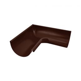 Угол желоба внутренний 90° AQUASYSTEM, D150/100 мм, PURAL RAL 8017 – коричневый шоколад