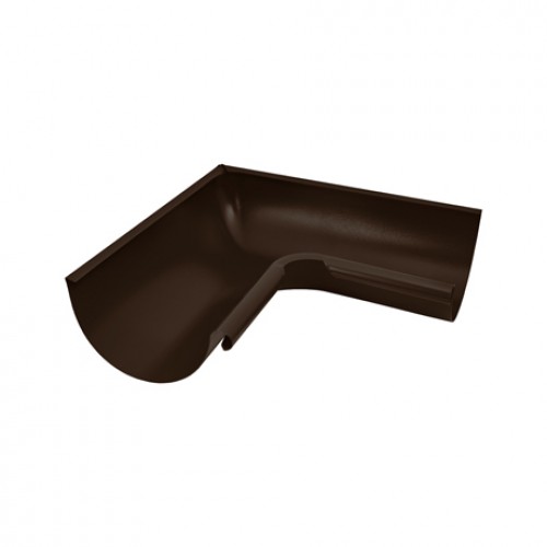 Угол желоба внутренний 90° AQUASYSTEM, D150/100 мм, PURAL RR 32 – темно-коричневый