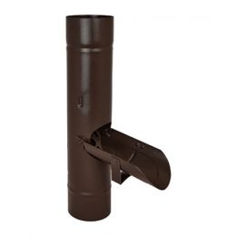 Водосборник AQUASYSTEM, D125/90 мм, PURAL MATT RAL 8017 – коричневый шоколад