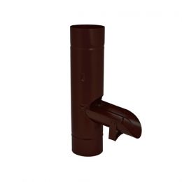 Водосборник AQUASYSTEM, D125/90 мм, PURAL RAL 8017 – коричневый шоколад