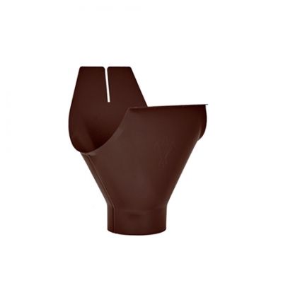 Воронка желоба AQUASYSTEM, D150/100 мм, PURAL RAL 8017 – коричневый шоколад