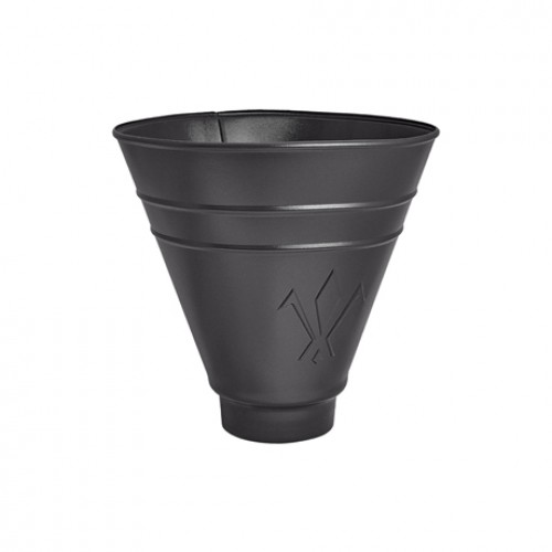 Воронка водосборная круглая AQUASYSTEM, D150/100 мм, PURAL MATT RR 23 – темно-серый