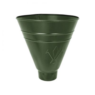 Воронка водосборная круглая AQUASYSTEM, D150/100 мм, PURAL RR 11 – темно-зеленый