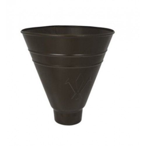 Воронка водосборная круглая AQUASYSTEM, D150/100 мм, PURAL RR 32 – темно-коричневый