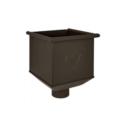 Воронка водосборная AQUASYSTEM, D150/100 мм, PURAL MATT RR 32 – темно-коричневый