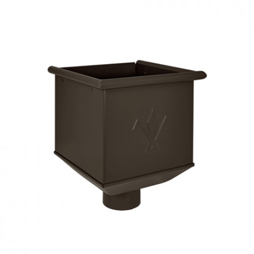 Воронка водосборная AQUASYSTEM, D150/100 мм, PURAL RR 32 – темно-коричневый