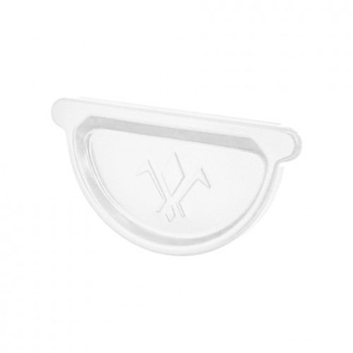 Заглушка желоба универсальная AQUASYSTEM, D150/100 мм, PURAL RR 20 – белый