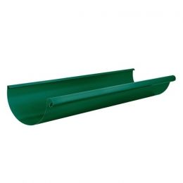 Желоб водосточный AQUASYSTEM L=3 м, D150/100 мм, PURAL RAL 6005 – зеленый