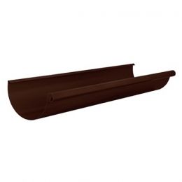 Желоб водосточный AQUASYSTEM L=3 м, D150/100 мм, PURAL RAL 8017 – коричневый шоколад