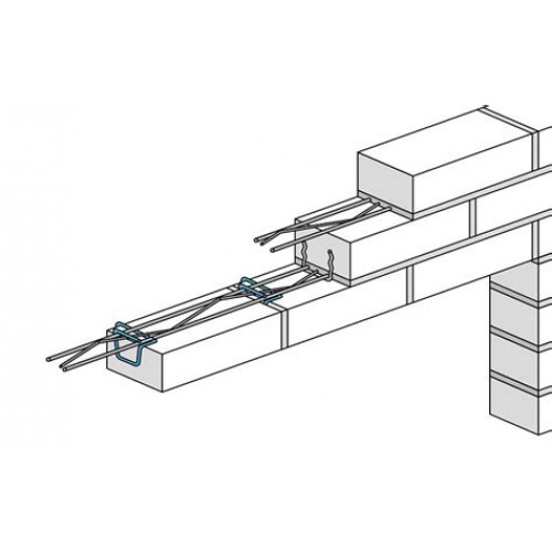 Хомут крепления BAUT SK 50-40 A2 (для горизонтальной кладки)