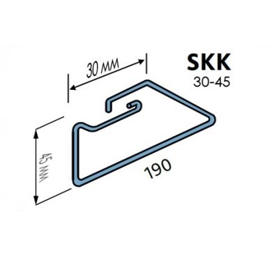 Хомут крепления BAUT SKK 30-45 A2 (для кладки на ребро внутрь)