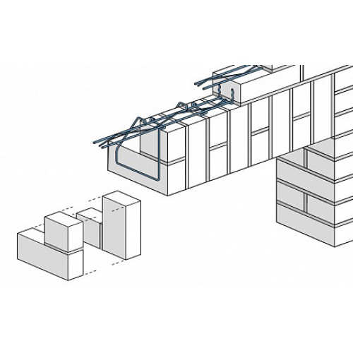 Хомут крепления BAUT SKK 50-170 A2 (для комбинированной кладки на ребро внутрь)