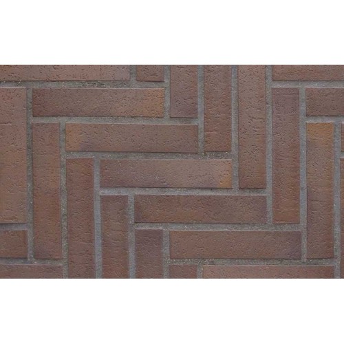 Тротуарная клинкерная плитка Stroeher 212 braun bunt, 240*52*18 мм