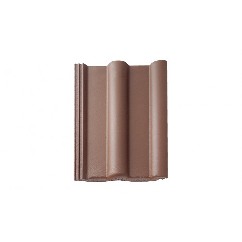 Цементно-песчаная рядовая черепица BRAAS Франкфуртская темно-коричневая