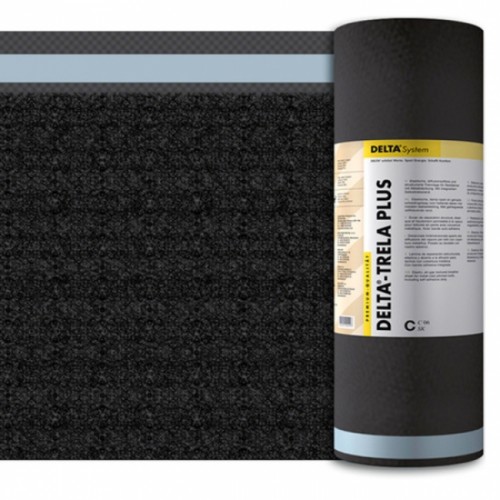 DELTA TRELA - объёмная диффузионная мембрана для крыш с металлическим кровельным покрытием.
