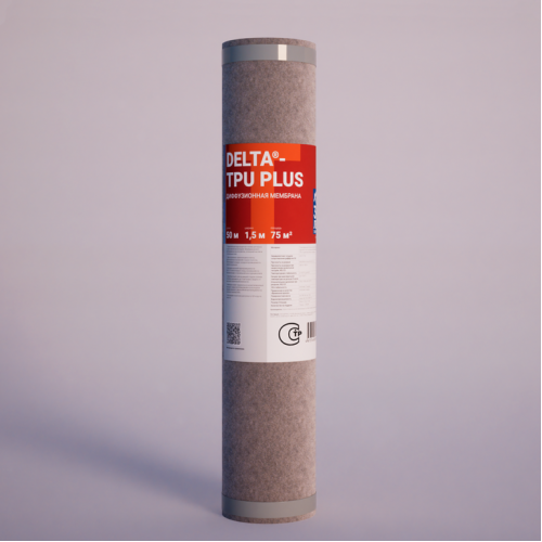 Диффузионная мембрана для кровли и фасада DELTA TPU PLUS, 50*1,5 м