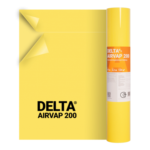 Универсальная пароизоляционная плёнка DELTA AIRVAP 200, 47*3,2 м