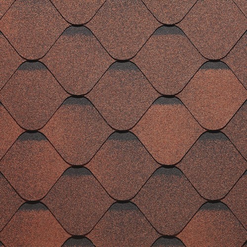 Docke PIE PREMIUM Ницца - черепица с плавными линиями лепестков и теневыми элементами.