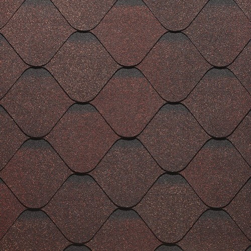 Docke PIE PREMIUM Ницца - черепица с плавными линиями лепестков и теневыми элементами.
