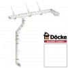 Желоб водосточный L=3 м Docke LUX, D140/100 мм, RAL 9003 – пломбир