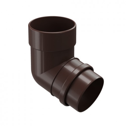 Колено 72° Docke LUX, D140/100 мм, RAL 8019 – шоколад