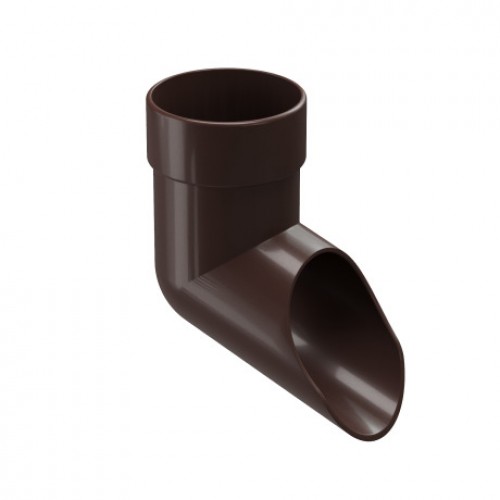 Отвод Docke LUX, D140/100 мм, RAL 8019 – шоколад