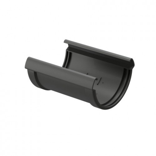 Соединитель желоба Docke LUX, D140/100 мм, RAL 7024 – графит