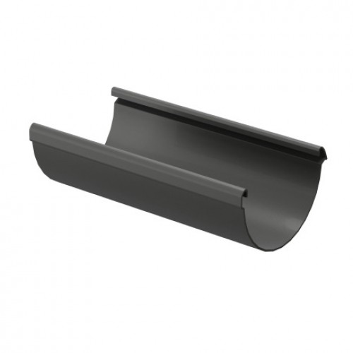 Желоб водосточный L=3 м Docke LUX, D140/100 мм, RAL 7024 – графит