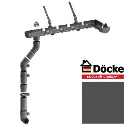 Сетка защитная Docke PREMIUM, D120/85 мм, RAL 7024 – графит