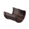 Соединитель желоба Docke PREMIUM, D120/85 мм, RAL 8019 – шоколад