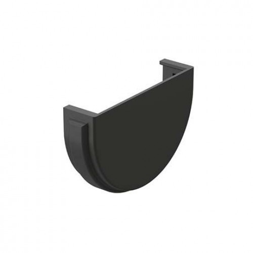 Заглушка желоба универсальная Docke PREMIUM, D120/85 мм, RAL 7024 – графит