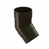 Колено 45° Docke Standard, D120/80 мм, RAL 8019 – темно-коричневый