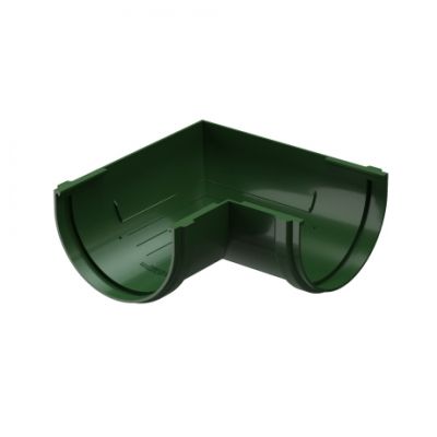Угол желоба универсальный 90° Docke Standard, D120/80 мм, RAL 6005 – зеленый