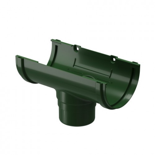 Воронка желоба Docke Standard, D120/80 мм, RAL 6005 – зеленый