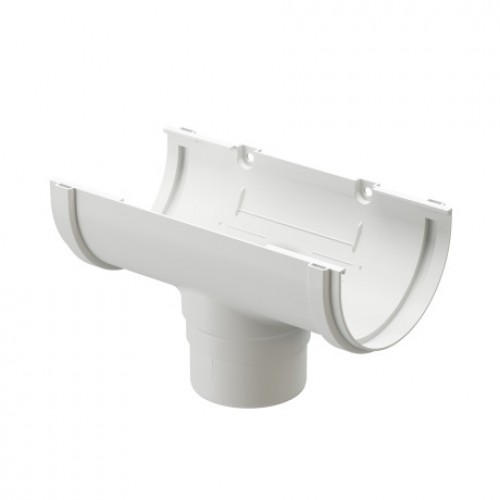 Воронка желоба Docke Standard, D120/80 мм, RAL 9003 – белый