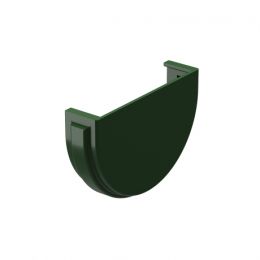 Заглушка желоба универсальная Docke Standard, D120/80 мм, RAL 6005 – зеленый