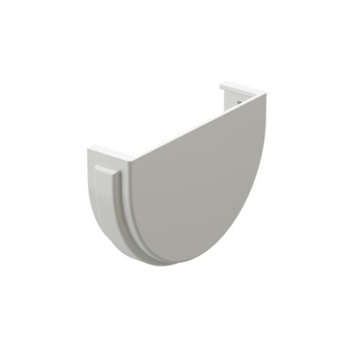 Заглушка желоба универсальная Docke Standard, D120/80 мм, RAL 9003 – белый