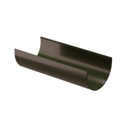 Желоб водосточный L=3 м Docke Standard, D120/80 мм, RAL 8019 – темно-коричневый