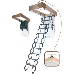 Металлическая термоизоляционная чердачная лестница FAKRO LST 50*80*280 см