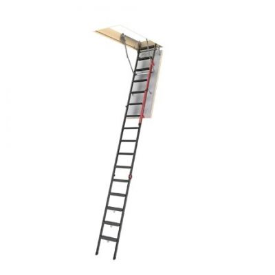 Металлическая лестница для помещений с высокими потолками FAKRO LMP 70*144*366 см