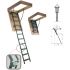 Выдвижная металлическая чердачная лестница FAKRO LMS 60*120*280 см
