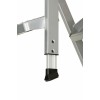 Складная металлическая лестница с телескопическими ножками FAKRO LML Lux 60*130*305 см