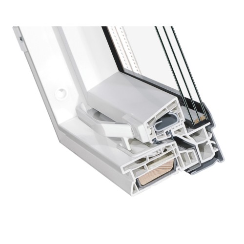 Мансардное окно ПВХ FAKRO PTP-V U4 114*118