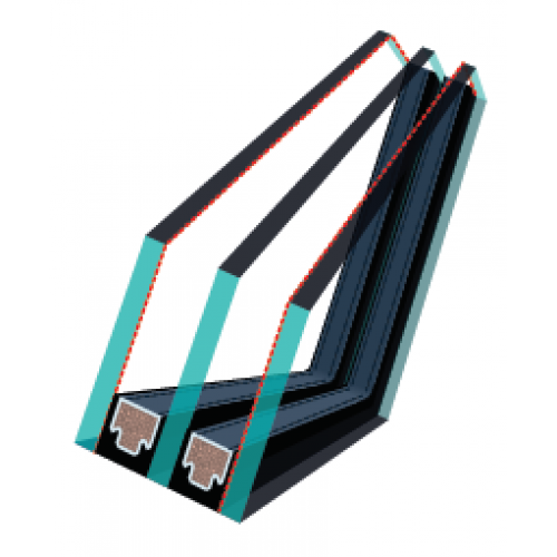 Мансардное окно ПВХ FAKRO PTP-V U4 114*118