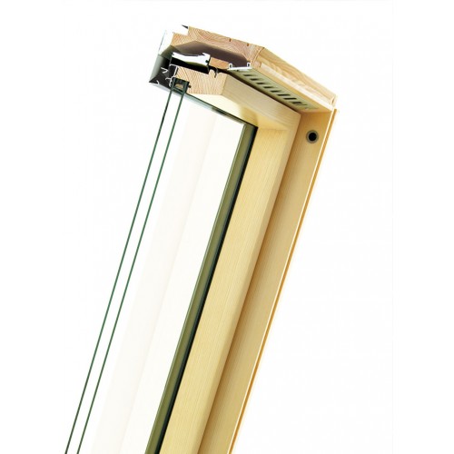 FAKRO FTS-V U2 (V22) - мансардное окно со среднеповоротным открыванием, 1340*980 мм