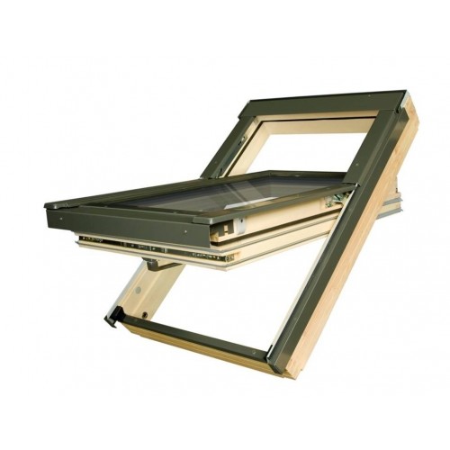 FAKRO FTT U8 Thermo - мансардное окно с трехкамерным стеклопакетом, 780*1400 мм