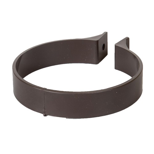 Хомут трубы Gamrat, D125/110 мм, RAL 8019 – темно-коричневый