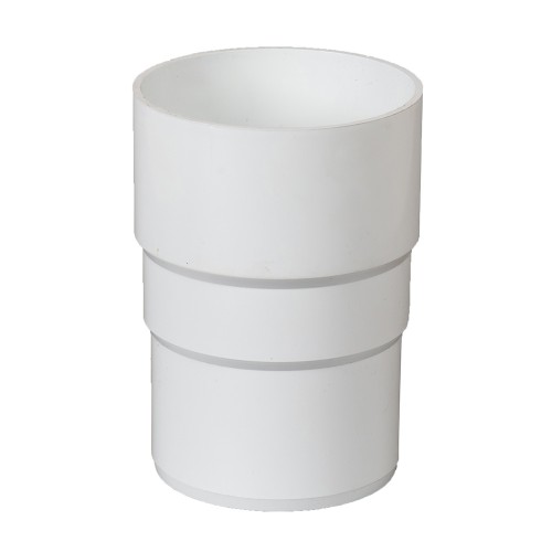 Соединитель трубы Gamrat, D125/110 мм, RAL 9010 – белый