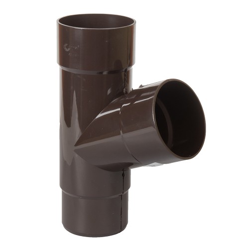 Тройник Gamrat, D125/110 мм, RAL 8019 – темно-коричневый