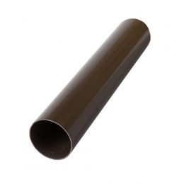 Труба водосточная L=2 м Gamrat, D125/110 мм, RAL 8019 – темно-коричневый